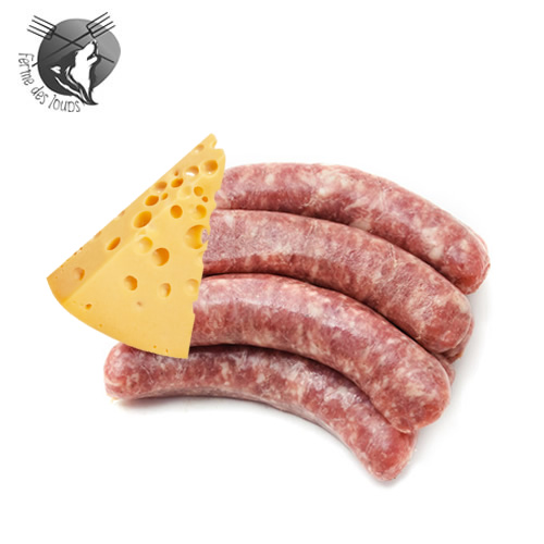 Saucisses de génisse au fromage 1kg