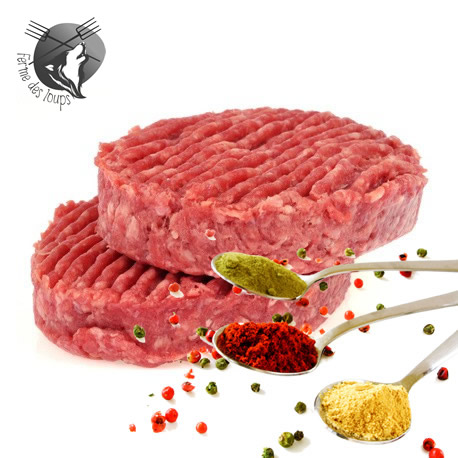 Hamburger d'agneau épicé