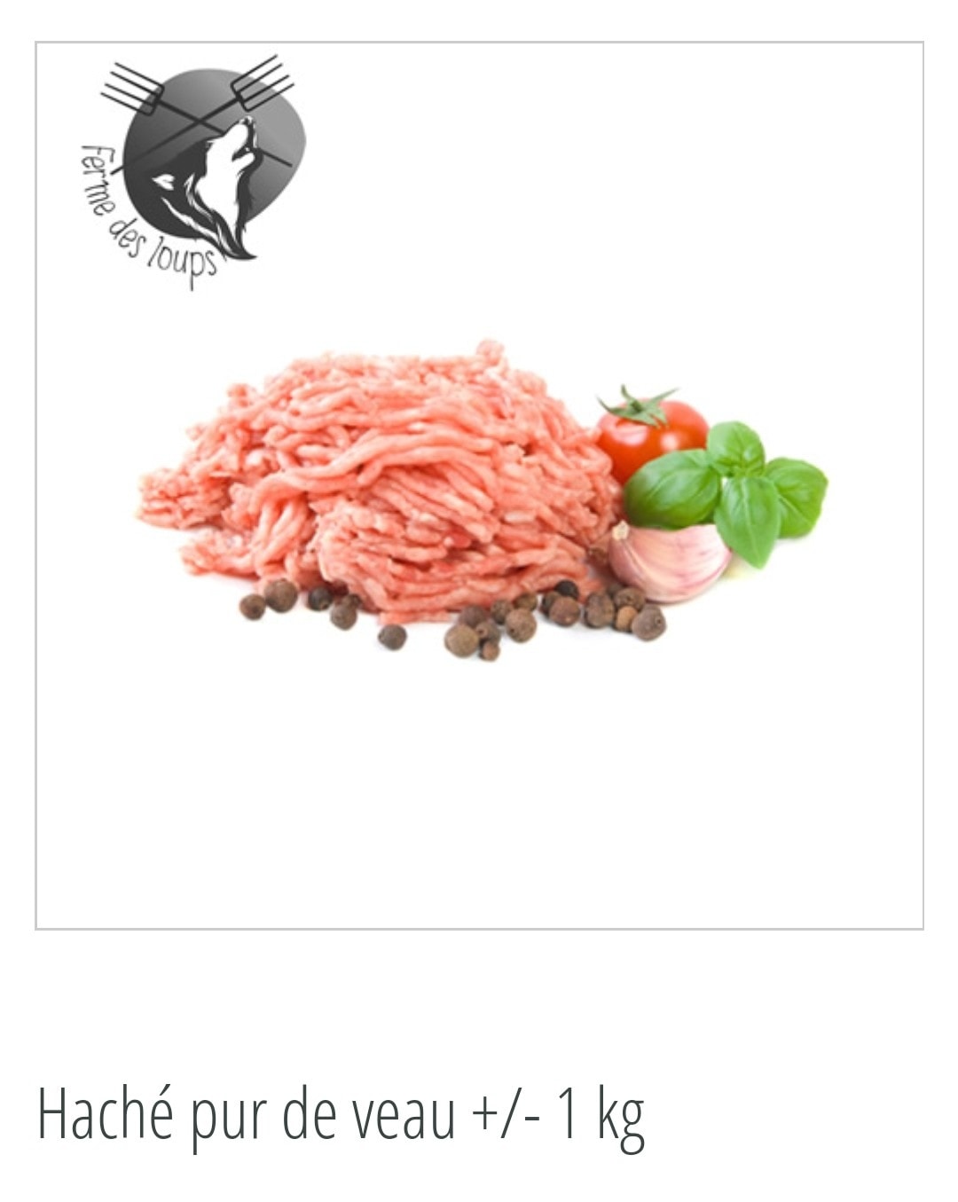 Haché préparé Boeuf et Porc  --->> 4 -5 Juillet 