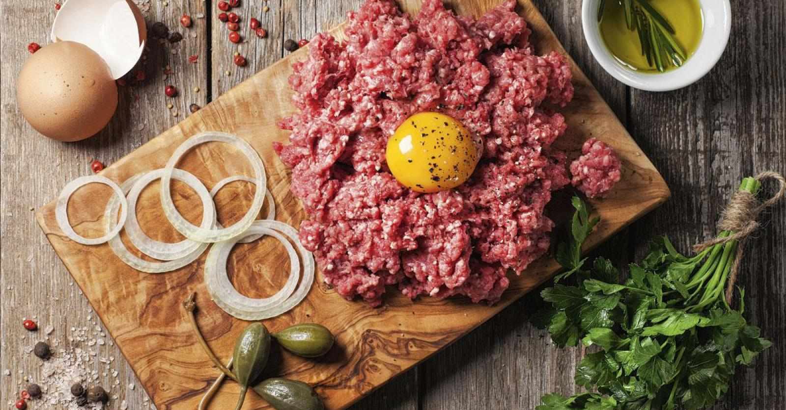 Haché pur bœuf non épicé