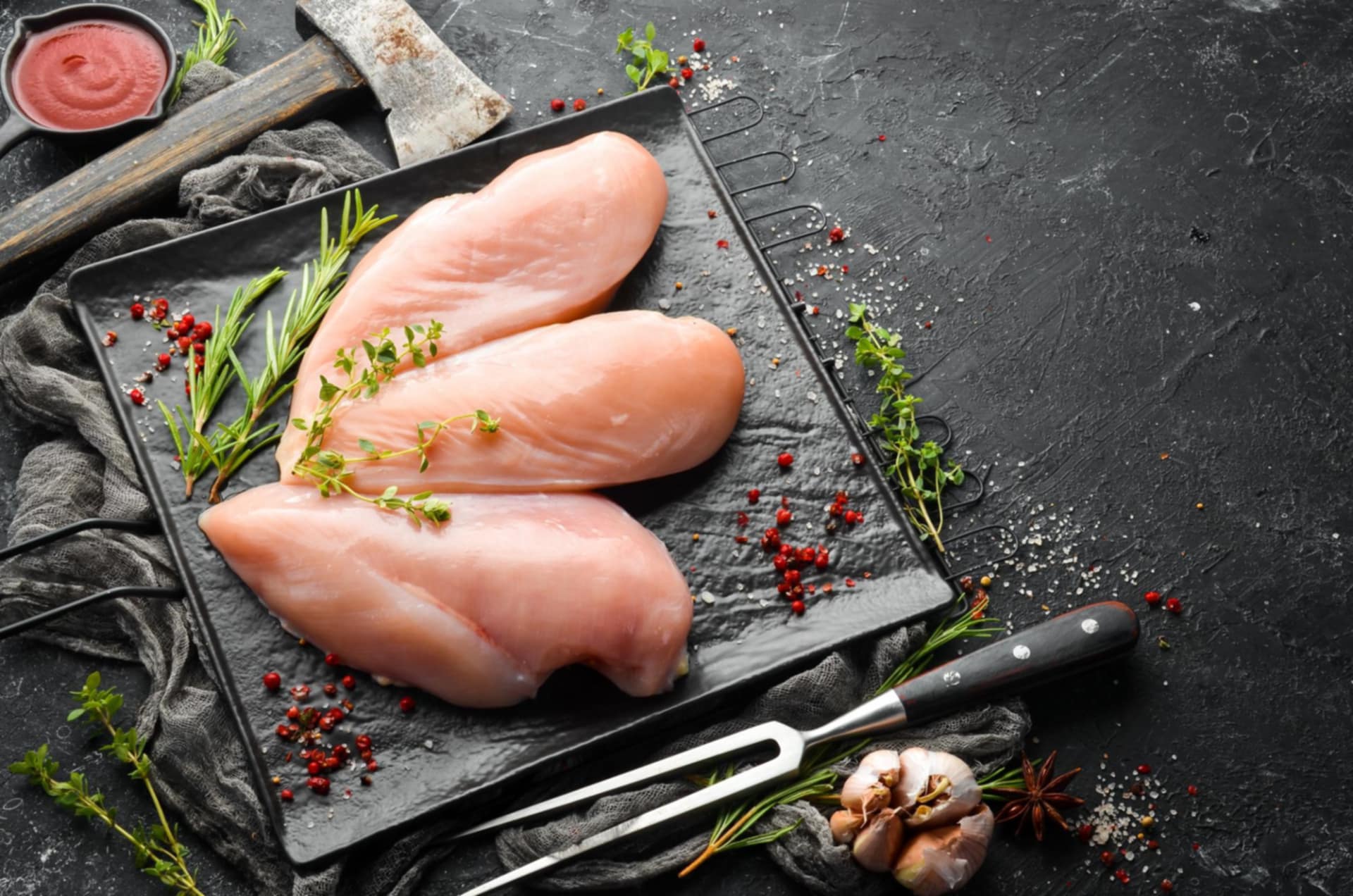 Filets de poulet Bio issu d'une ferme locale ---> 28/02