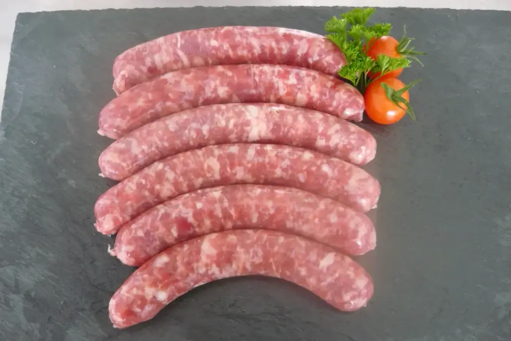 Saucisses ardennaises de porc*